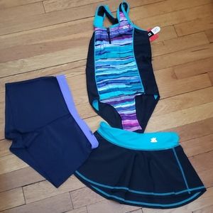 Girls Swimsuit 3 pieces